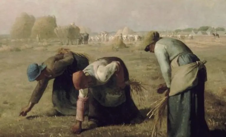 Des glaneuses, an oil painting by Jean-François Millet completed in 1857.