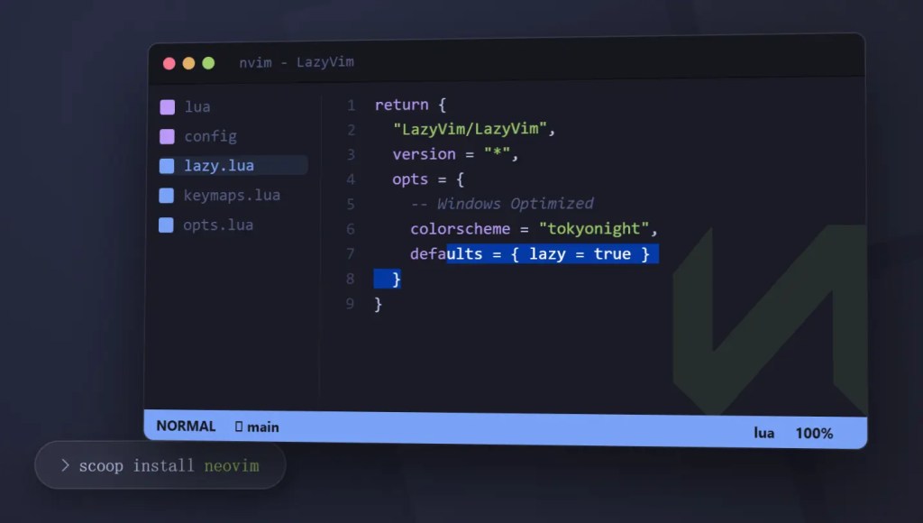 Neovim on Windows: The Elegant, “Batteries-Included” Guide with&nbsp;LazyVim